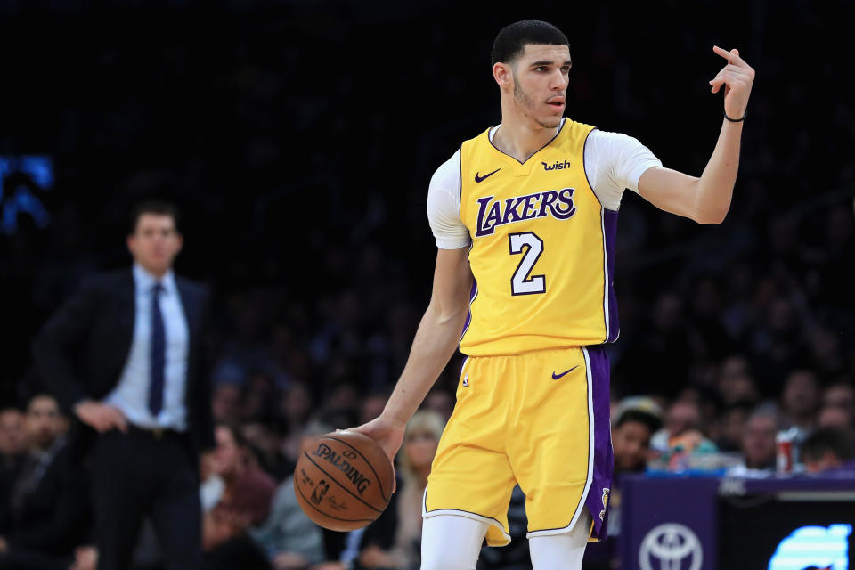 LaVar Ball said that if the Lakers do trade Lonzo this offseason — even if it helps them land Kawhi Leonard or LeBron James — that it will be the “worst move they ever made.” (Getty Images)