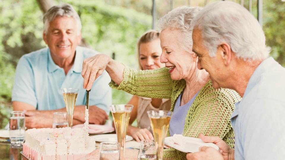 birthday party for retired woman