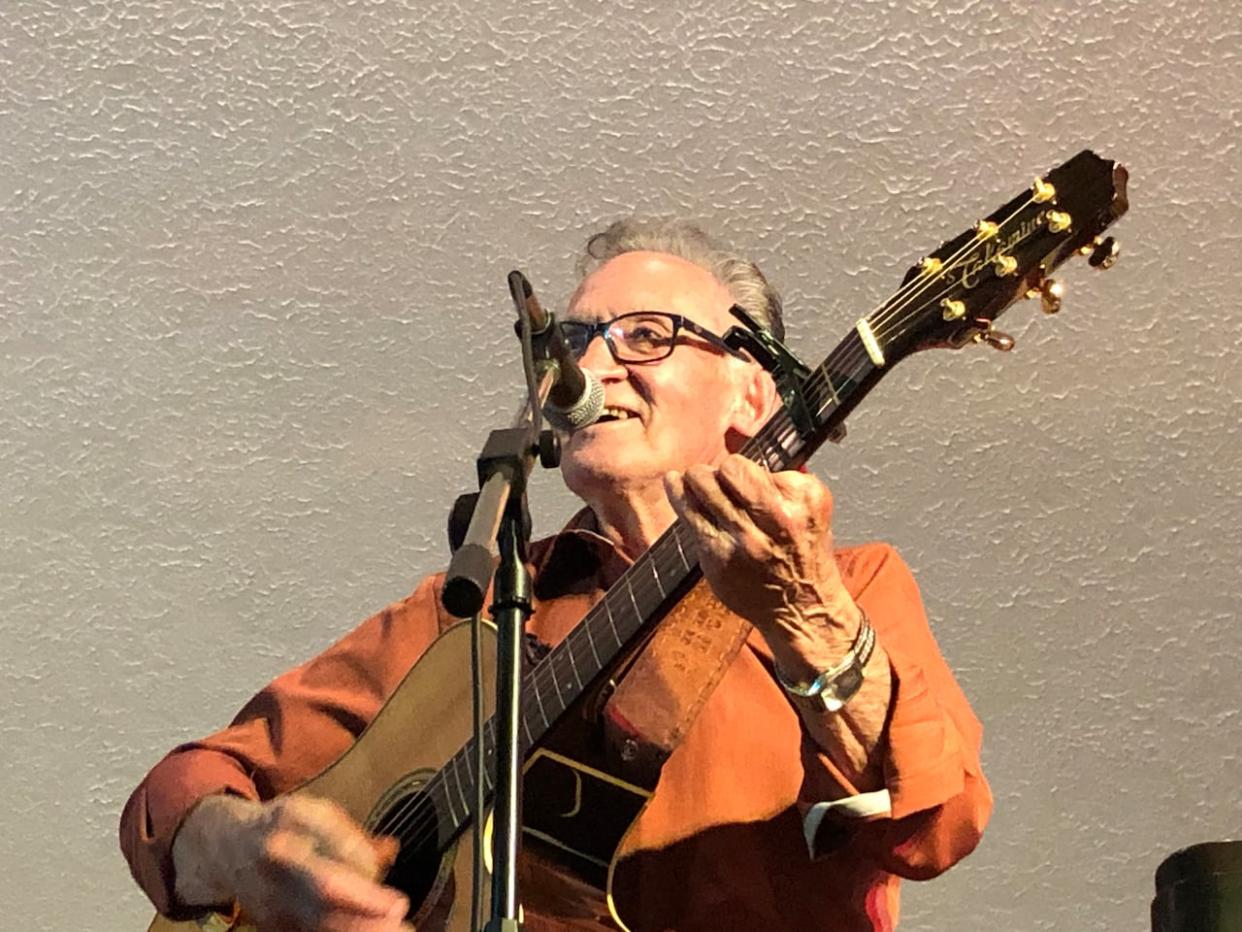 Alphy Perry sticks to old country favourites at his shows, playing artists from country favourites like George Jones and Alan Jackson. (Victoria Walton/CBC - image credit)