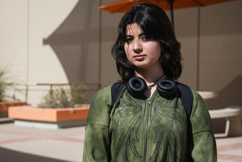 Pauleth Elemantis, a UTEP student, did not know today was Election Day for the primaries and has no plans to vote in El Paso, Texas on March 5, 2025.