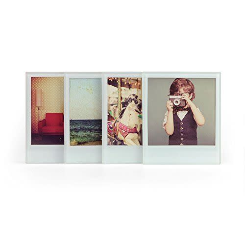 1) Personalized Polaroid Coasters