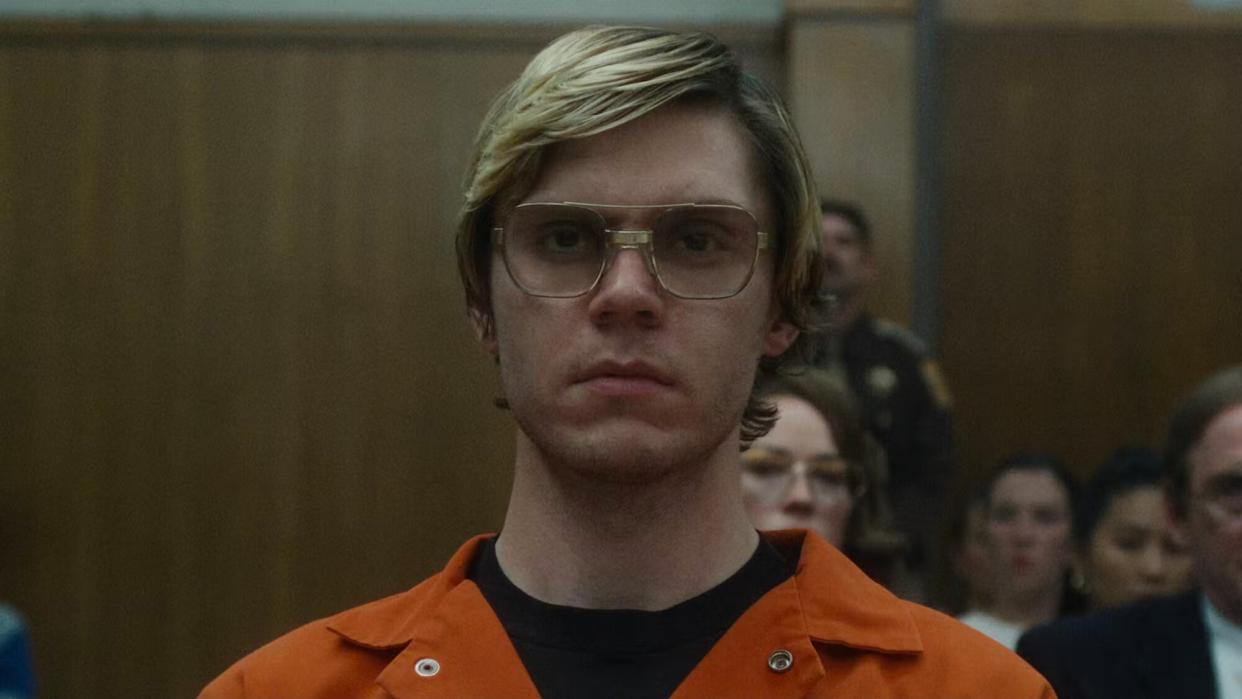 Evan Peters as Jeffrey Dahmer in DAHMER