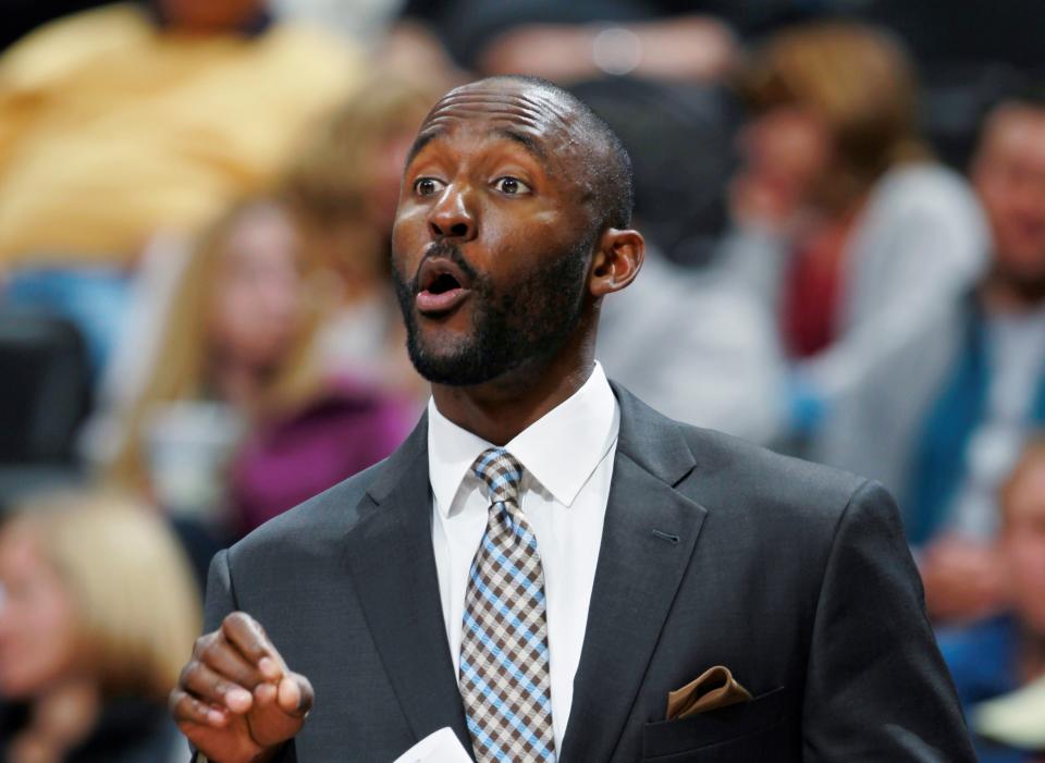 After five years as a Philadelphia assistant, Lloyd Pierce is the new head coach in Atlanta. (AP Photo)