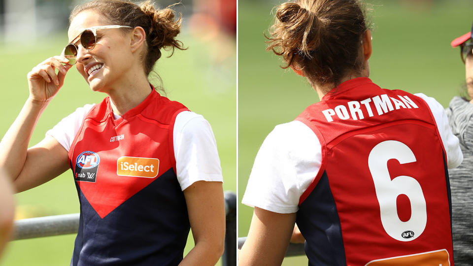 Natalie Portman, AFLW star? Image: Getty