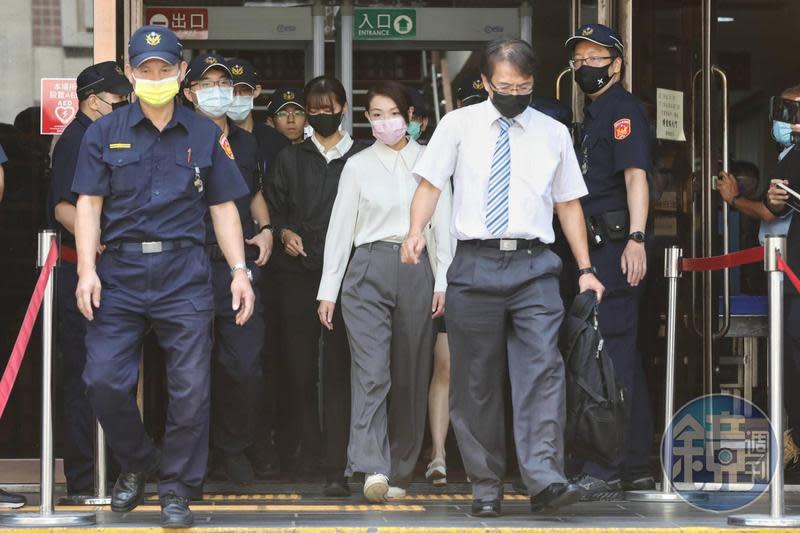 高虹安今為資策會侵權案到台北出庭，民眾黨針對高的爭議連環爆也做出回應。