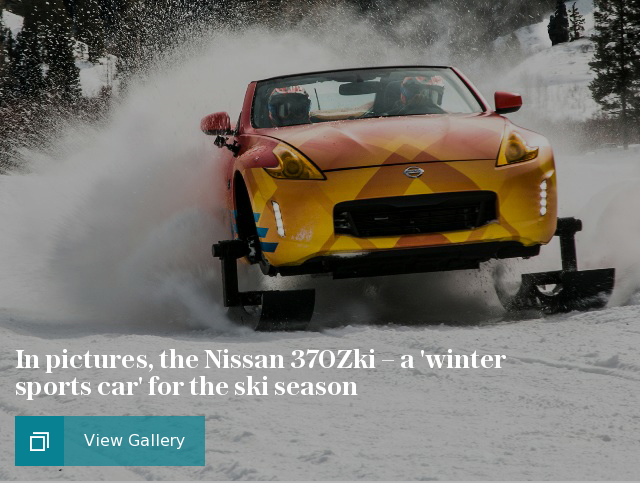 In pictures, the Nissan 370Zki – a 'winter sports car' for the ski season