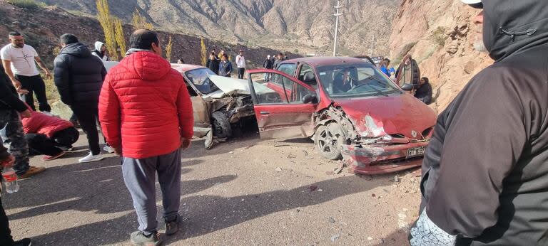 Siniestro vial en la ruta 82, Mendoza