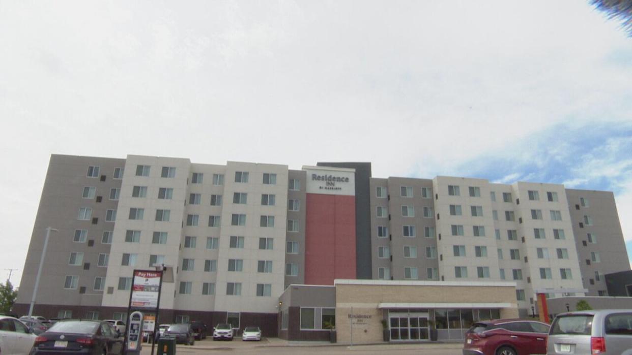 Travellers are alleging the Residence Inn Hotel in Regina, Sask., accused them of damage they did not cause. (CBC - image credit)