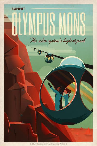 SpaceX unveiled three awesome travel posters for Mars