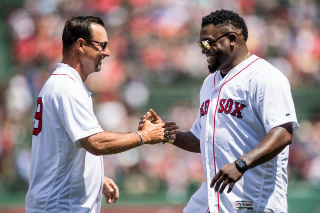 Boston Red Sox Legends Tim Wakefield And David Ortiz Thank You