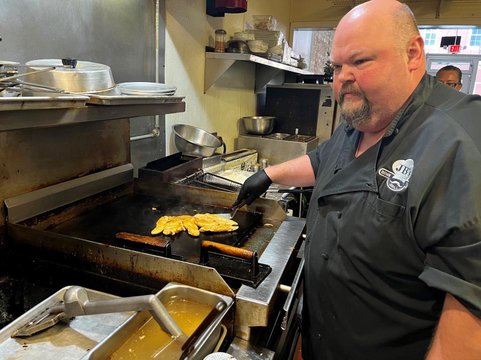 JB's Downtown Grill owner Jamie Brumbaugh fulfilled a lifelong dream of owning his own restaurant when he opened the business in 2018. He said 2023 was his best year so far businesswise.