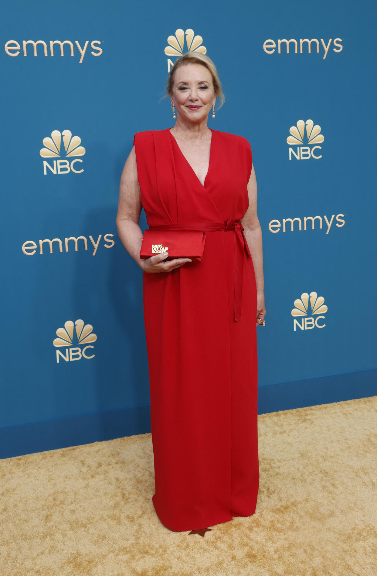 J. Smith-Cameron arrives at the 74th Primetime Emmy Awards held at the Microsoft Theater in Los Angeles, U.S., September 12, 2022. REUTERS/Ringo Chiu