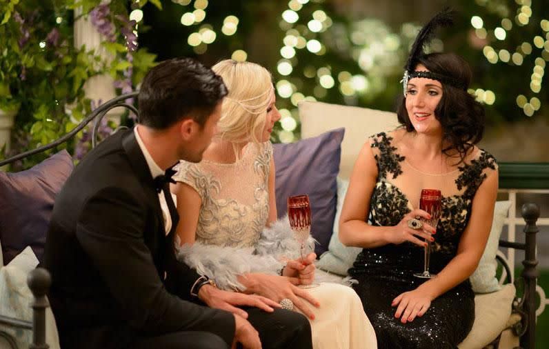 Sandra starred in the 2015 season of The Bachelor with Sam Wood. Source: Channel Ten