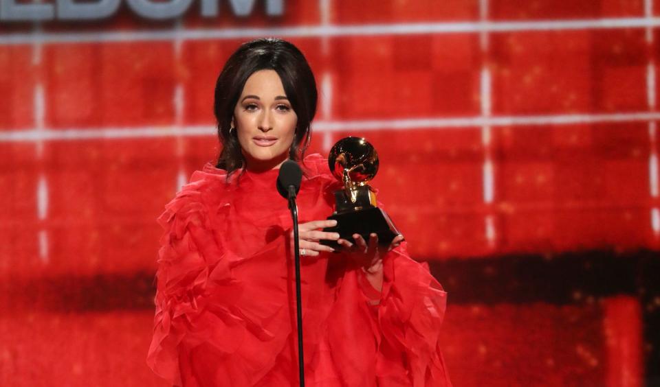 Kacey Musgraves won album of the year and three other prizes at the Grammy Awards in Los Angeles on Feb. 10, but the genre is still dominated by men. (Photo: CBS Photo Archive via Getty Images)