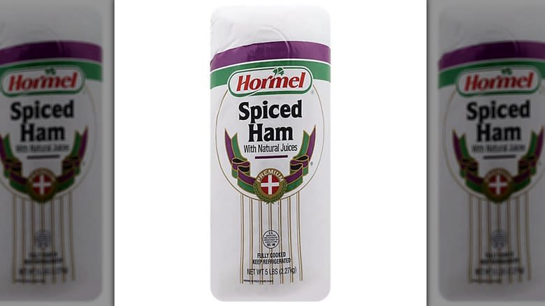 Hormel Spiced Ham product 