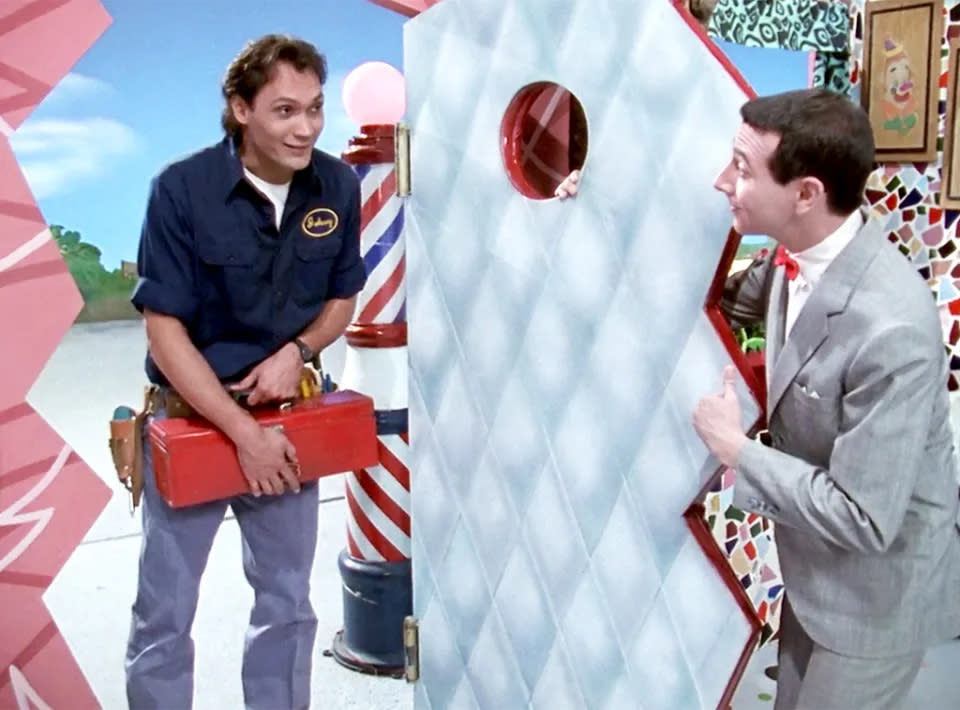 Jimmy Smits and Paul Reubens (Screengrab: Pee-wee Pictures)