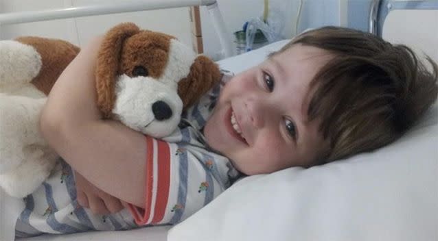 Daniel Bell was just three years old when he was diagnosed.