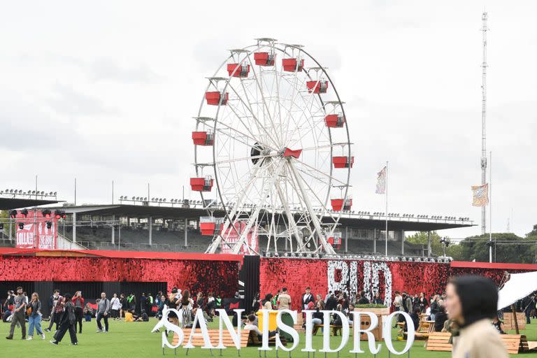 El día 1 del Festival Lollapalooza​ en el hipódromo de San Isidro