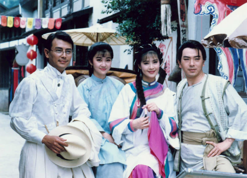 「京城四少」演員，(左起)劉德凱、王玉玲、俞小凡、張晨光。（圖／報系資料照）