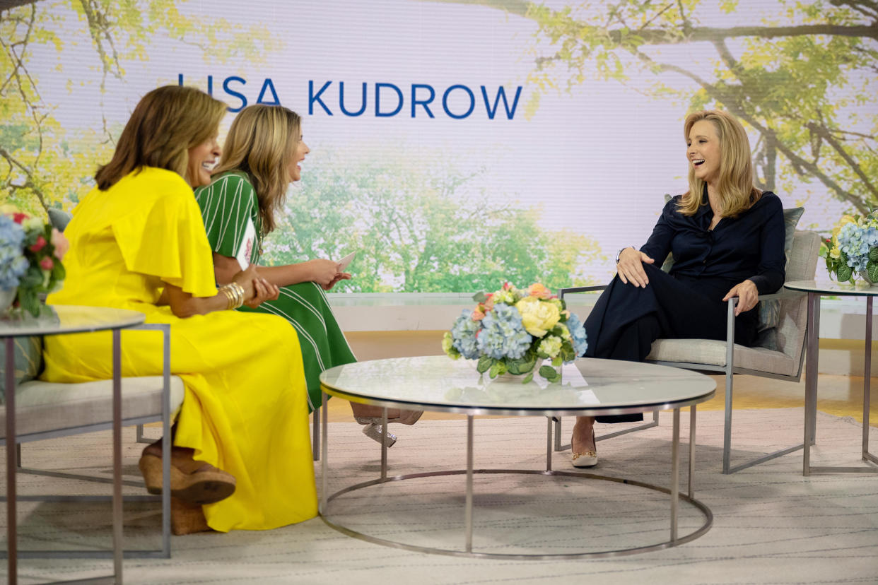 Lisa Kudrow talks with Hoda Kotb and Jenna Bush Hager on 