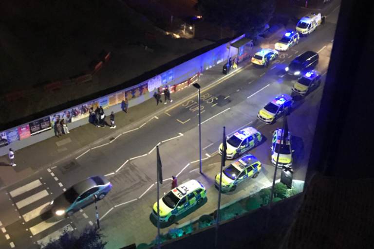 A sixth man has been arrested after several people were injured when a car was driven at them in south-west London.Five men, aged 22 to 31, had been arrested on suspicion of affray at the scene of the crash in Battersea on Saturday.And a sixth man, 26, has now been arrested on suspicion of GBH with intent after voluntarily attending a police station.He remained in custody on Monday night for questioning.A number of people were injured when a car was driven at them “during an altercation” in Lombard Road, police said.Officers were called at about 11.15pm to reports of a fight breaking out.A man in his 20s suffered a broken leg and another suffered a head injury. Their injuries are not thought to be life-threatening.Several other people were treated for minor injuries, Scotland Yard said.The five men arrested at the scene on Saturday have since been released on bail.Scotland Yard said it was continuing inquiries to find the driver of the car who fled the scene.The group were driven at after they left a nearby hotel, police said.Anyone with information is asked to call police on 101 or Crimestoppers anonymously on 0800 555111.