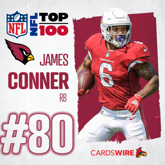 RB James Conner is No. 80 in NFL Top 100 in 2022