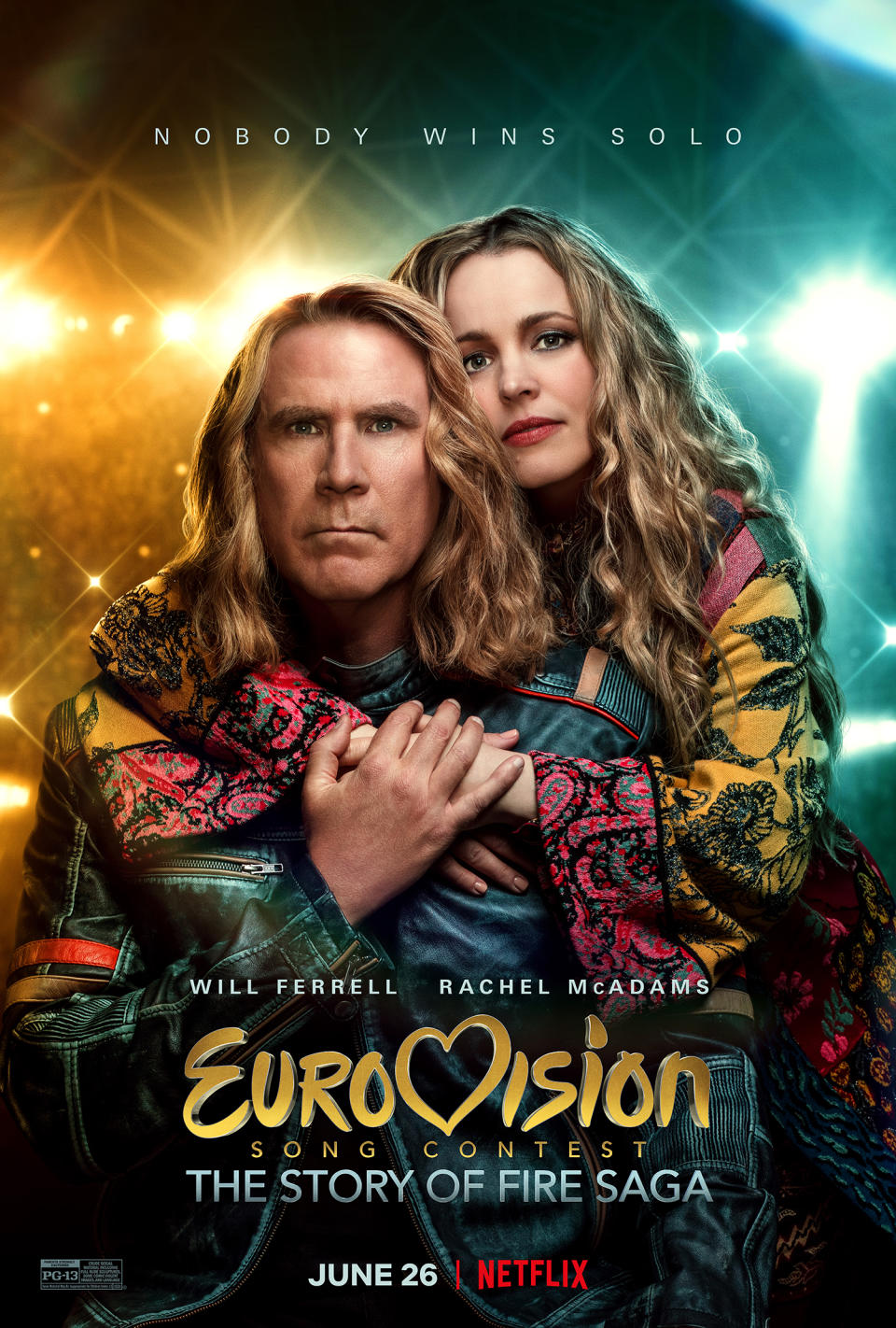 Key art for Eurovision Song Contest: The Story of Fire Saga. (Netflix)