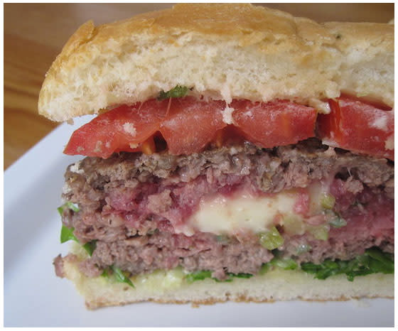 Brie-Stuffed Burger