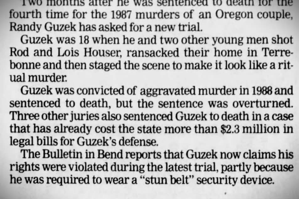 From the <em>Statesman Journal</em>‘s 2010 coverage of one of Guzek’s relentless campaigns for new trials.