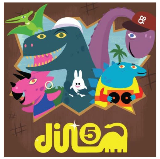Baby Loves Hip Hop Presents the Dino-5 ($14)