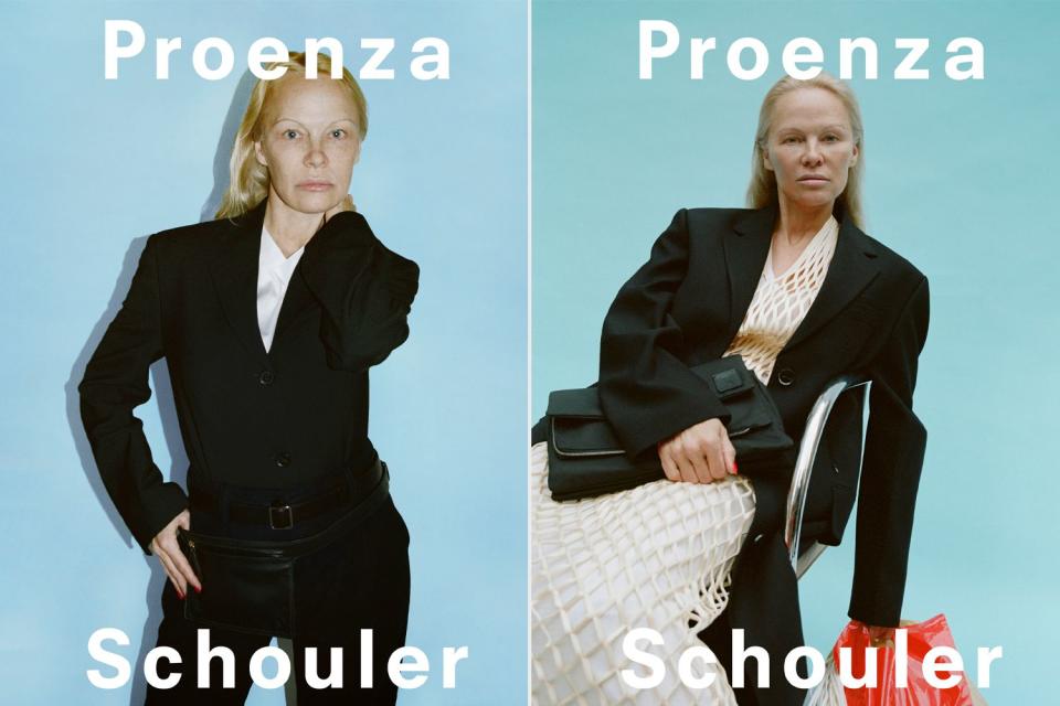 <p>Davit Giorgadze</p> Pamela Anderson in Proenza Schouler