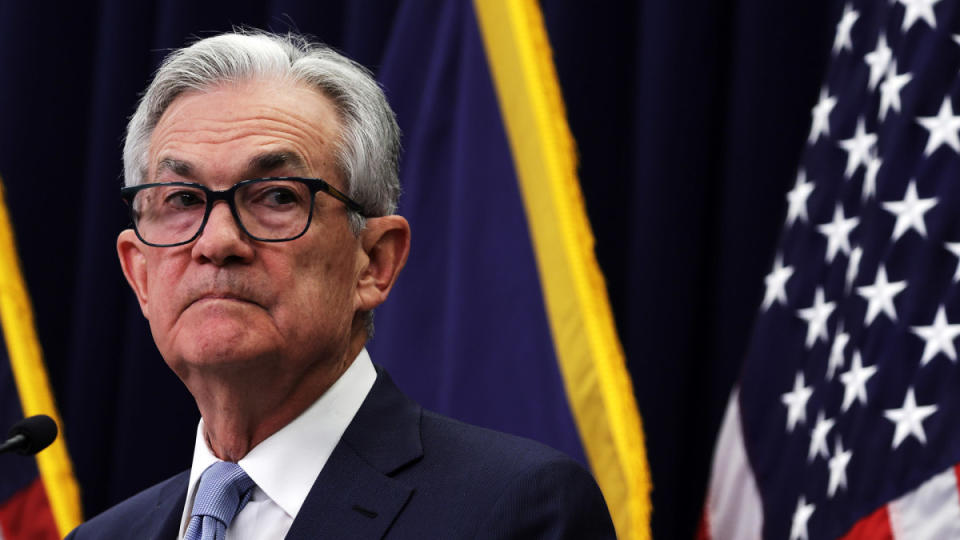 Federal Reserve Chairman Jerome Powell told lawmakers on Capitol Hill this week that inflation was "not the only risk" the U.S. economy is facing. <p>Getty</p>