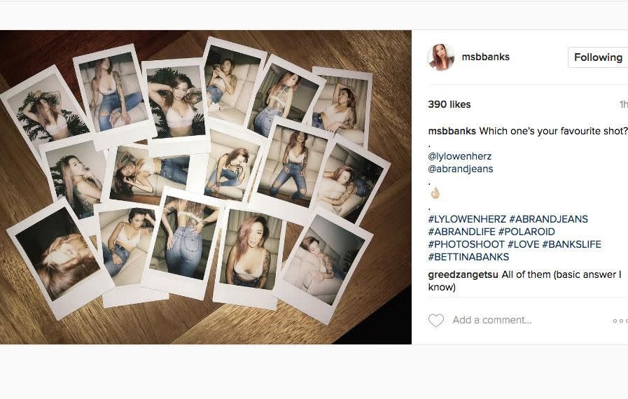 She has shared this collection of sizzling polaroid snaps. Source: Instagram