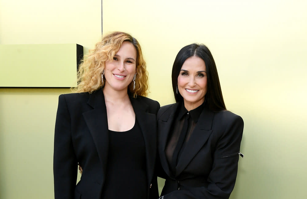 Rumer Willis is trying to carve her own path when it comes to motherhood credit:Bang Showbiz
