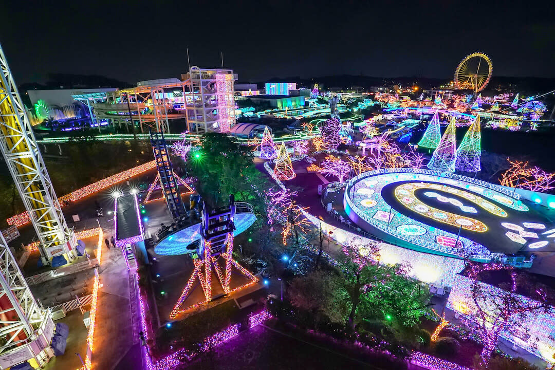 Yomiuriland's Jewellumination, one of the theme parks in Japan