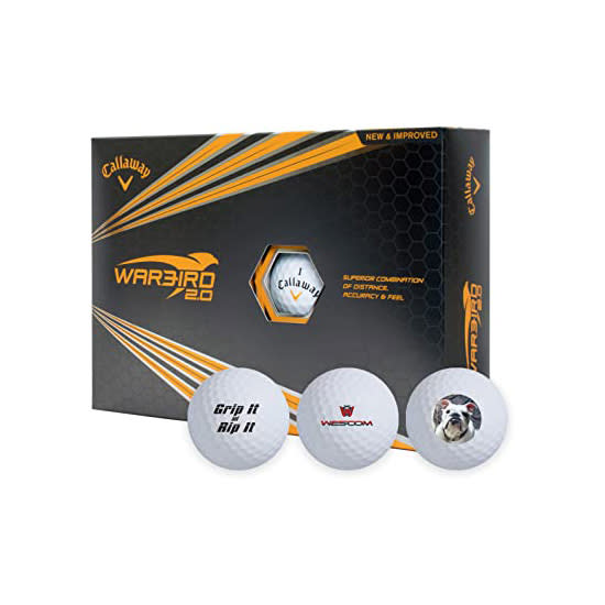 Callaway Warbird Custom Personalized Golf Balls