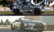 <p>Automakers like to build hype for unreleased new models at Goodwood. This year, Land Rover brought the prototype of <a href="https://www.caranddriver.com/land-rover/defender" rel="nofollow noopener" target="_blank" data-ylk="slk:the upcoming Defender;elm:context_link;itc:0;sec:content-canvas" class="link ">the upcoming Defender</a> and ran a two-door, short-wheelbase model up the hill. Lexus, meanwhile, confirmed that <a href="https://www.caranddriver.com/news/a28294685/lexus-lc-convertible-prototype/" rel="nofollow noopener" target="_blank" data-ylk="slk:the LC convertible;elm:context_link;itc:0;sec:content-canvas" class="link ">the LC convertible</a> will be going into production and showed off a prototype of it for the Goodwood crowds.</p>