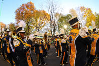 <p>The Prairie View A&M Marching Storm from Prairie View, Texas, marches in the 91st Macy’s Thanksgiving Day Parade in New York, Nov. 23, 2017. (Photo: Gordon Donovan/Yahoo News) </p>