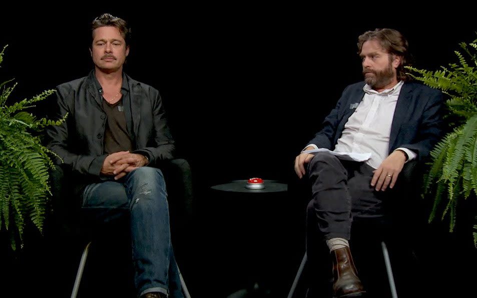 Brad Pitt and Zach Galifianakis on Between Two Ferns