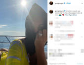 Le foto di lady CR7 al mare.