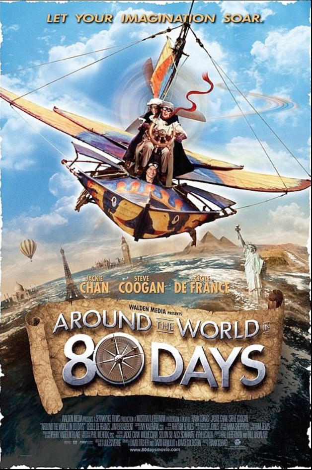 <p>Disney's <em>Around the World in 80 Days</em> didn't seem to spark the imagination of moviegoers. With a <a href="https://www.boxofficemojo.com/release/rl2923595265/" rel="nofollow noopener" target="_blank" data-ylk="slk:budget of $110 million;elm:context_link;itc:0;sec:content-canvas" class="link ">budget of $110 million</a>, the film only grossed <a href="https://www.boxofficemojo.com/release/rl2923595265/" rel="nofollow noopener" target="_blank" data-ylk="slk:$72 million worldwide;elm:context_link;itc:0;sec:content-canvas" class="link ">$72 million worldwide</a>.</p>