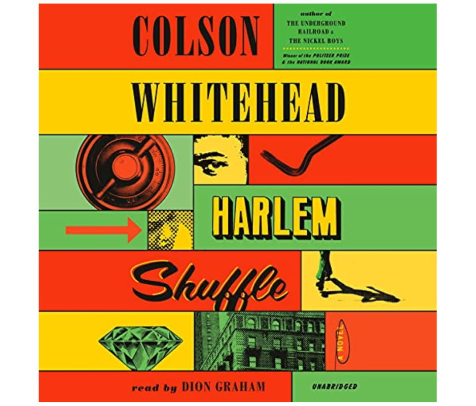 <p>Penguin Random House Audio</p><p>Teleport yourself to the thrumming energy of uptown NYC in the late 1950s and early 1960s in this captivating read (well, listen) by Colson Whitehead, a Pulitzer Prize and National Book Award-winning author. </p><p>The plot comprises three trials and tribulations of furniture salesman Ray Carney, a 125th street staple in Harlem’s vibrant milieu. Whitehead's narrative tackles themes of morality, race, and power masterfully, while seamlessly crafting a love letter to Harlem in each story’s arc. </p><p>It's part family drama (Ray and his wife Elizabeth have one child with another on the way and Ray’s in-laws aren’t his biggest fans) and part crime novel capturing a shady underbelly of “uptown hoods and crooks.” Good luck hitting pause.</p><p><strong><em>Listen on Audible </em><a href="https://www.audible.com/pd/Harlem-Shuffle-Audiobook/059345555X" rel="nofollow noopener" target="_blank" data-ylk="slk:here;elm:context_link;itc:0;sec:content-canvas" class="link "><em>here</em></a>.</strong> </p>