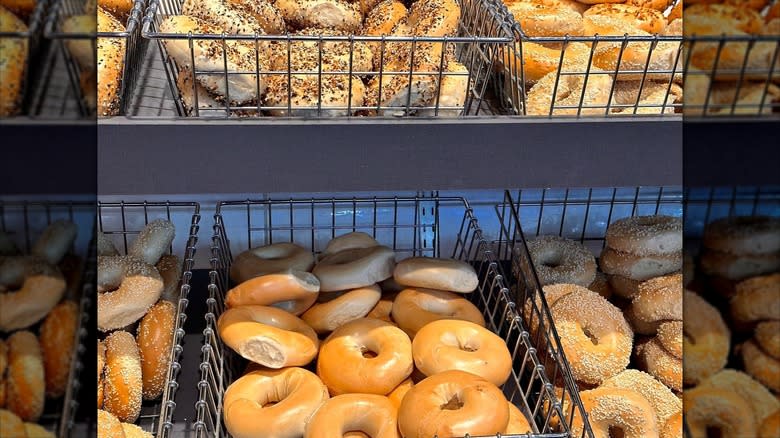 Fresh bagels at Zaidy's Deli & Bakery