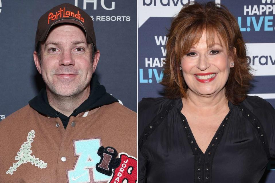 <p>John Salangsang/Shutterstock; Charles Sykes/Bravo/NBCU Photo Bank/NBCUniversal via Getty </p> Jason Sudeikis and Joy Behar 