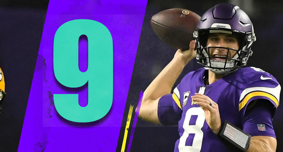 <p>Kirk Cousins has the highest completion percentage of his career, and, by three-tenths of a point, his highest passer rating. He’s on pace to blow by his career high in touchdowns. It’s hard to blame him for the Vikings having four losses already, though a lot of people will anyway. (Kirk Cousins) </p>