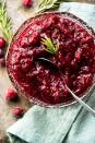 <p>Who can eat turkey without cranberry relish? Unfortunately, cranberries have a ton of sugar and carbs, so those on the keto diet can’t lather some on. Yet, this recipe from <a href="https://www.gnom-gnom.com/keto-cranberry-relish-sauce/" rel="nofollow noopener" target="_blank" data-ylk="slk:gnom-gnom;elm:context_link;itc:0;sec:content-canvas" class="link ">gnom-gnom</a> has everything you need: the sweet flavor, tang, and only three grams of net carbs.</p>