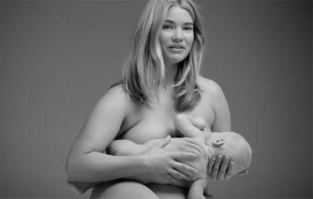 Some may see breastfeeding on screen as 'indecent.' Photo: Twitter