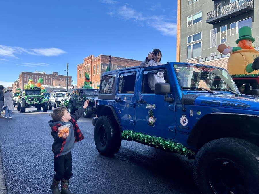 Coloradans grabbed their green and gathered in the Five Points neighborhood of Denver for the 62nd annual St. Patrick's Day parade on March 16, 2024.