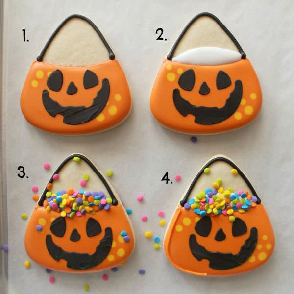 Halloween Candy Bucket Cookies