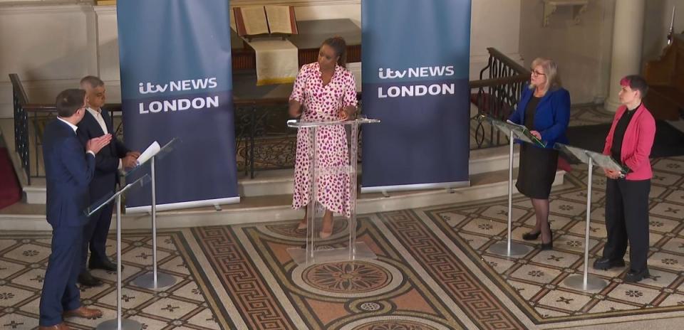 Four play: the ITV London mayoral election hustings (ITV London)